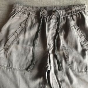 Mendocino grey drawstring waist cargo pant